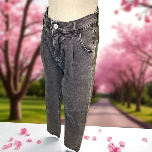 NWOT C/E by Current Elliott ‘Pleated Skinny Jean’ in “Gravity” Wash Size 25 - Picture 6 of 16